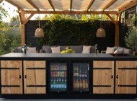 Maintaining the wood on an outdoor kitchen
