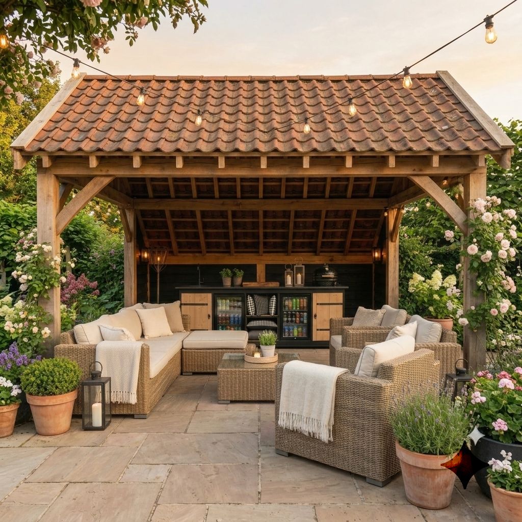 Outdoor kitchens on display in the Buitenkeukendeal showroom